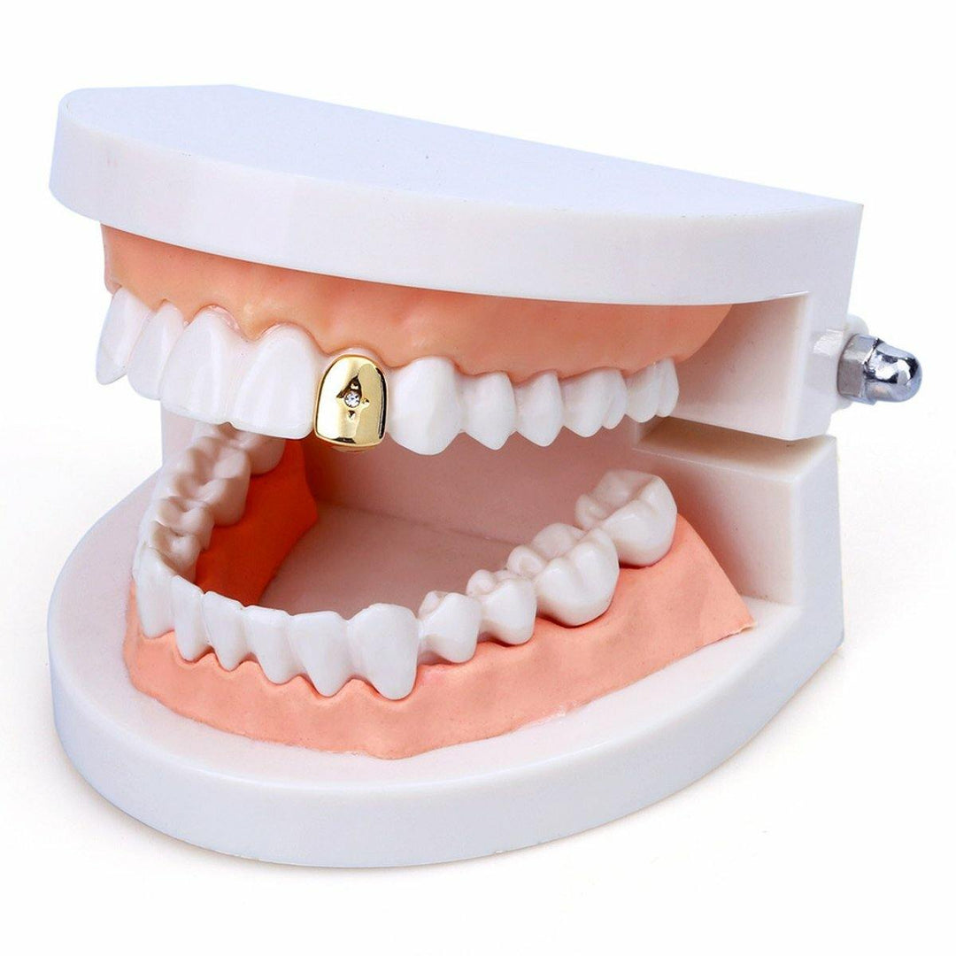 Small Single Diamond Plated Tooth Polisher Cap Teeth Plated Bottom Custom - MRSLM
