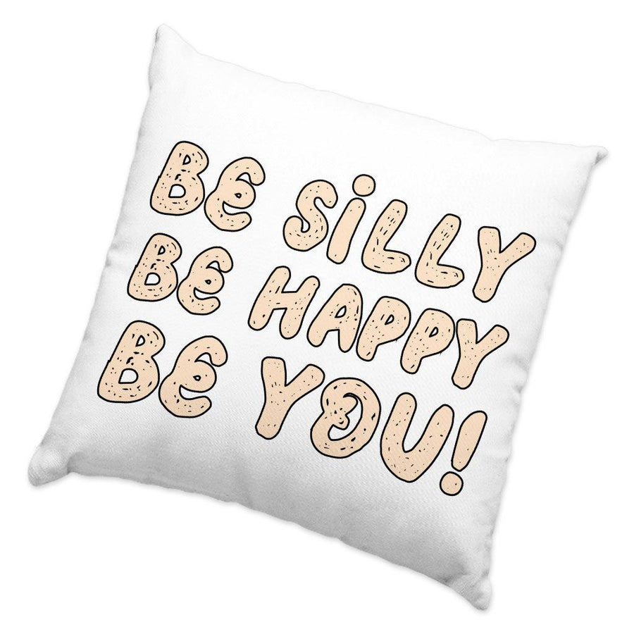 Be Happy Square Pillow Cases - Be You Pillow Covers - Cool Trendy Pillowcases - MRSLM