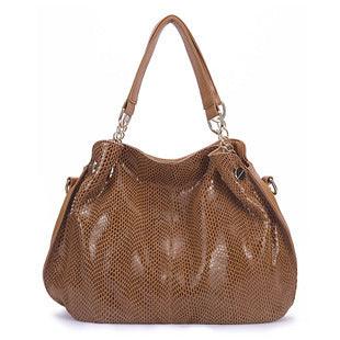 European And American Fashion Large-capacity Snake Print Shoulder Handbag - MRSLM