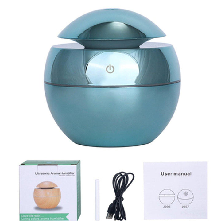 130ML LED Light Ultrasonic Humidifier Aroma Essential Steam Diffuser Air Purifier Home Office USB Charging - MRSLM