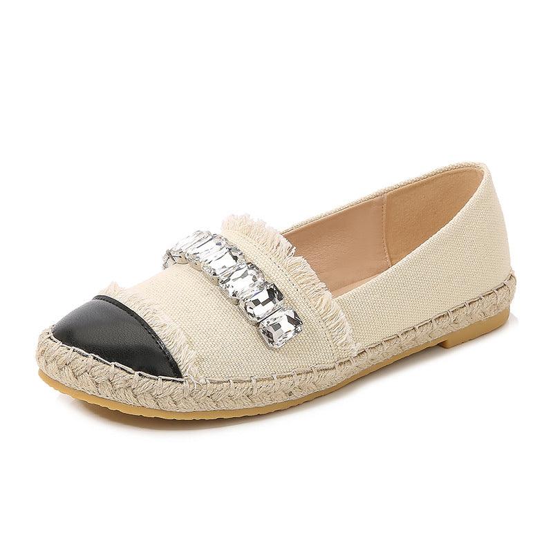 Women's Shoes Are Casual And Round-toe Flat Women's Single Shoes - MRSLM