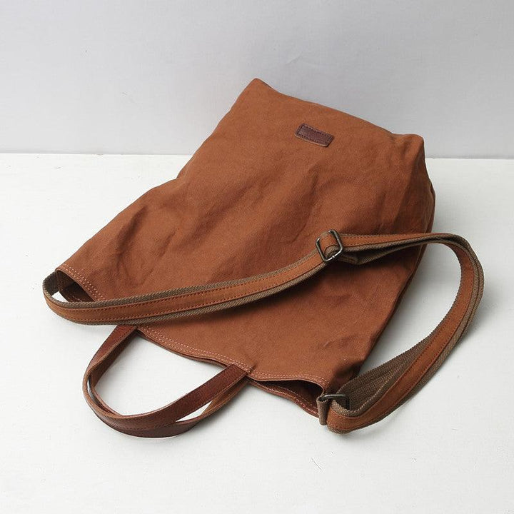 Hand-held Messenger Bag Trendy One-shoulder Women's Canvas Bag - MRSLM