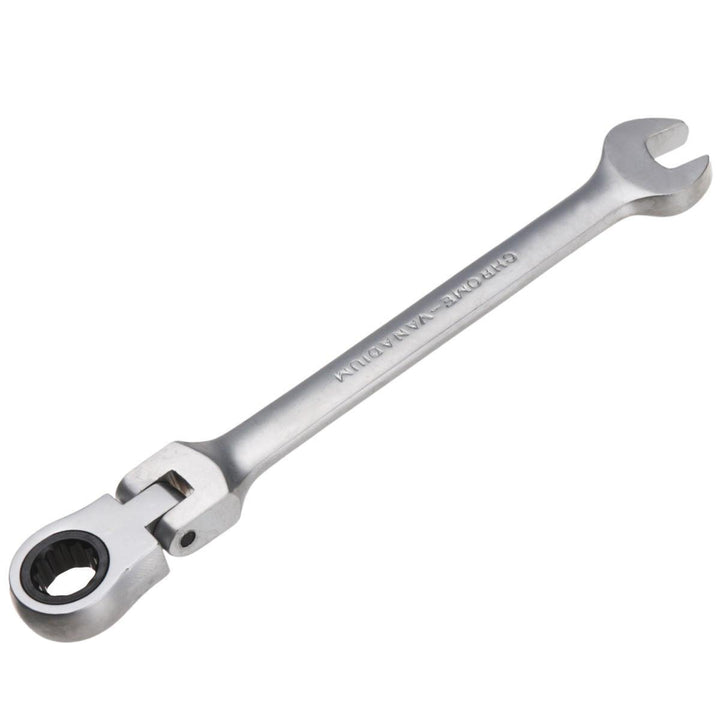 10mm Flexible Head Wrench Ratchet Metric Spanner Open End And Ring Wrenches Tool - MRSLM