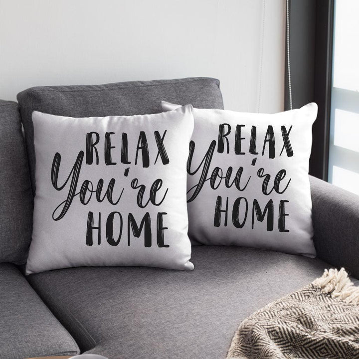Relax Square Pillow Cases - Best Design Pillow Covers - Printed Pillowcases - MRSLM
