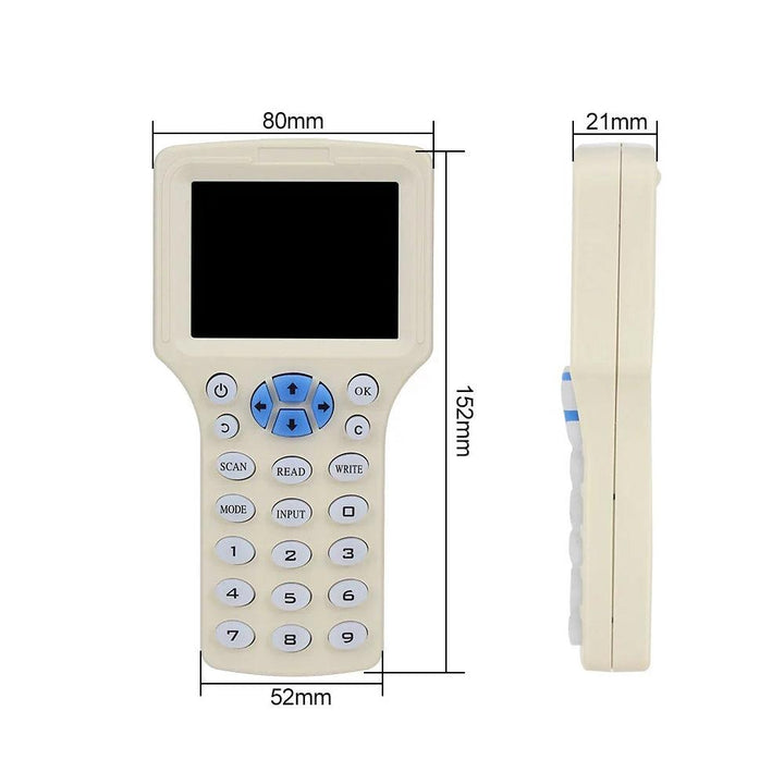 RFID NFC Card Copier Reader Writer Duplicator English 10 Frequency Programmer for IC ID Cards (1) - MRSLM