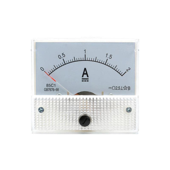 1PCS 85C1-A 3A 5A 10A 20A 30A100A DC Analog Meter Panel AMP Current Ammeter Gauge - MRSLM