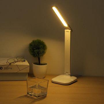 7W 26LED Eye Caring Desk Lamp 3 Level Dimmer Foldable LED Light USB Rechargeable - MRSLM