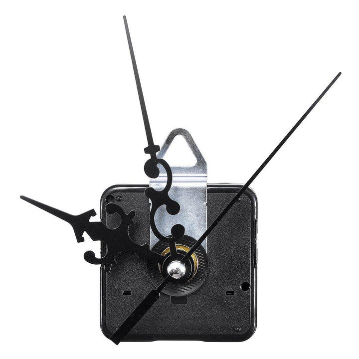 12mm Gold/Black Quartz Silent Clock Movement Mechanism Module DIY Kit Hour Minute Second without Bat - MRSLM