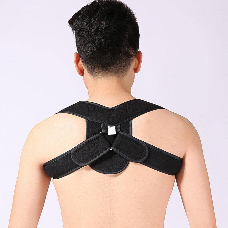 Adjustable Elastic Back Posture Corrector Support Brace Shoulder Correction Belt Health Care - MRSLM