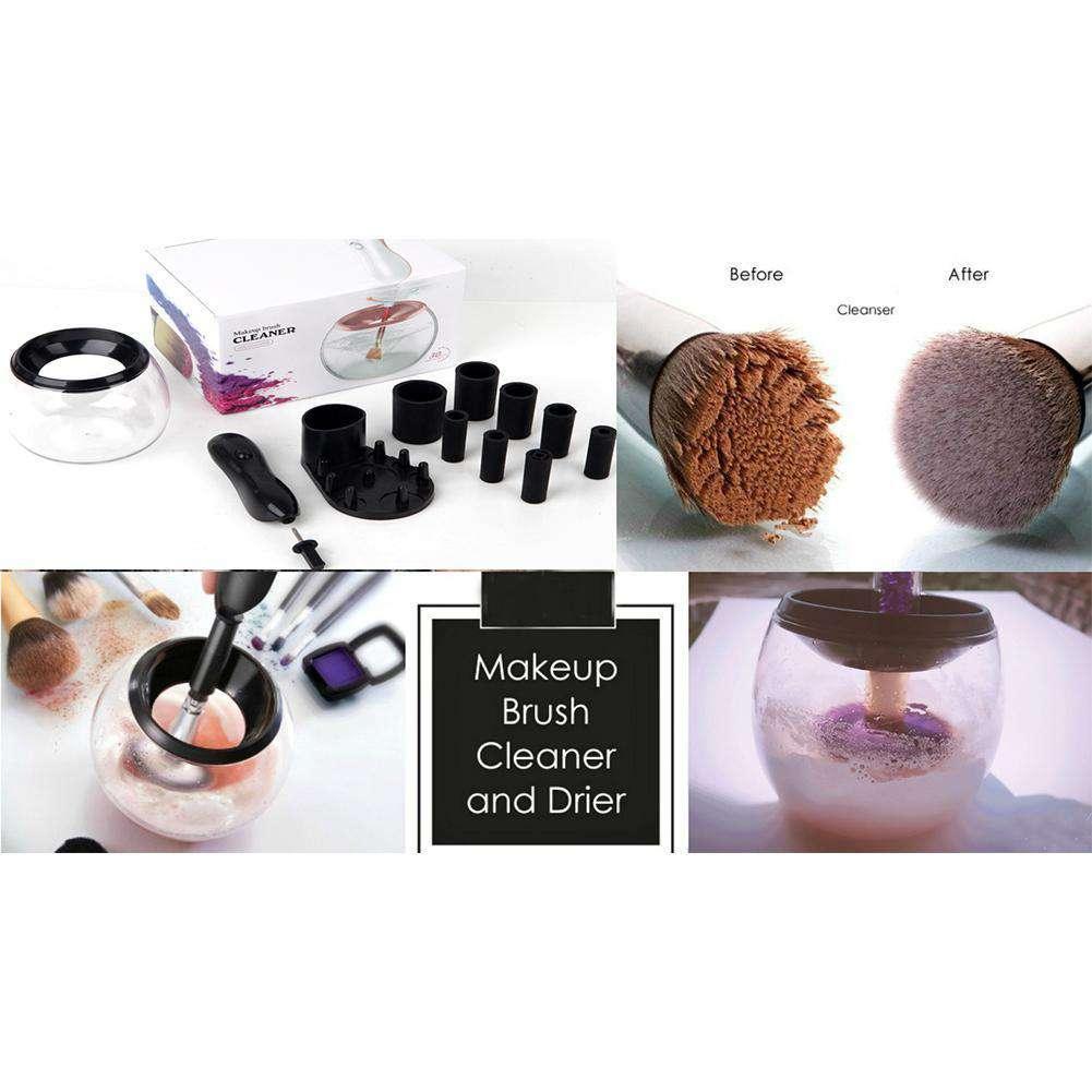 Makeup Brush Cleaner Cleans and Drier Deep Clean Machine 360 Degree Rotation Ensures Thorough Cleaning In Seconds - MRSLM