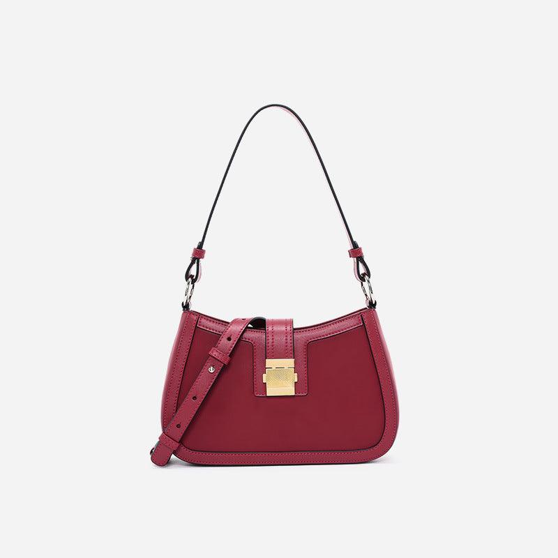 All-match one-shoulder cowhide bag, view 5 - MRSLM