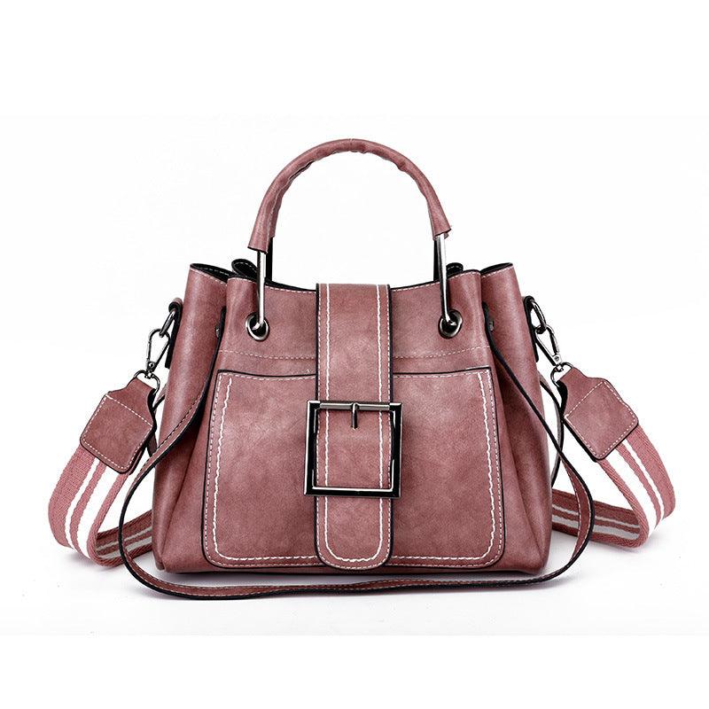 Women Handbag Ladies Soft Pu Leather Bag Pin Type - MRSLM