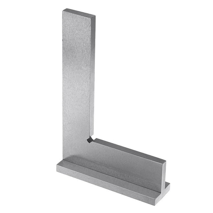 Machinist Square 90º Right Angle Engineer Carpenter Square with Seat Precision Ground Steel Hardened Angle Ruler - MRSLM