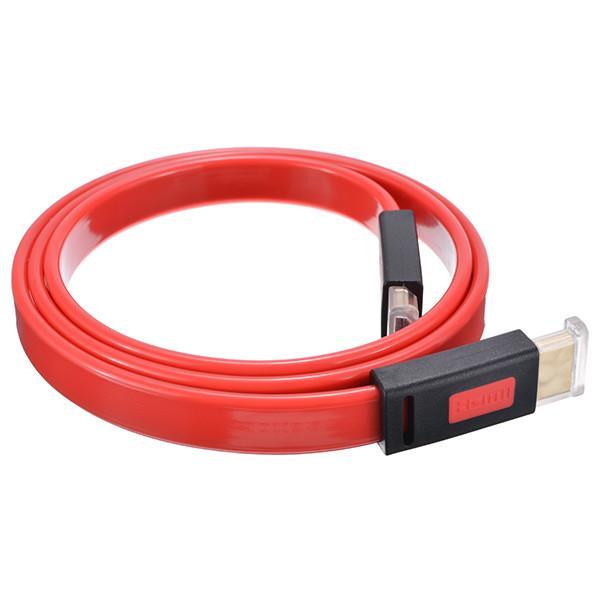 ULT unite HD Red Transparent FLAT CABLE - MRSLM