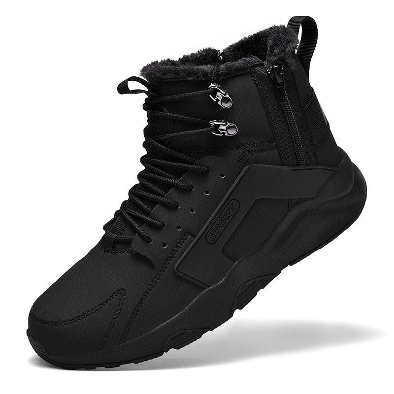 Men's side zipper winter shoes, view 2 - MRSLM