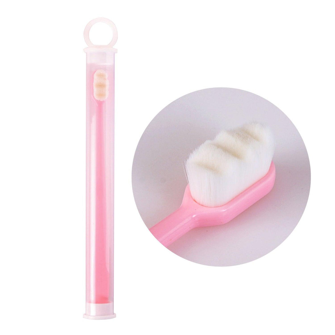 Ultra-fine Toothbrush Super Soft Bristle Deep Cleaning Brush Portable For Oral Care Tools Teeth Care Oral Cleaning Travel - MRSLM