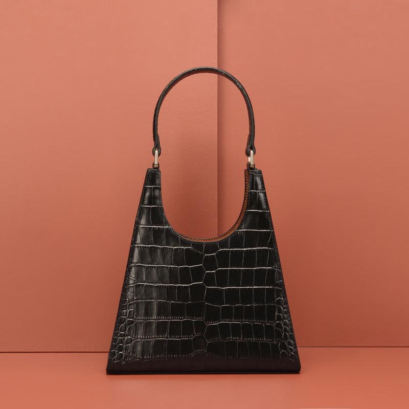 Vintage one-shoulder cowhide bucket bag, view 6 - MRSLM