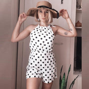 Solid color high-waist wide-leg shorts, view 2 - MRSLM
