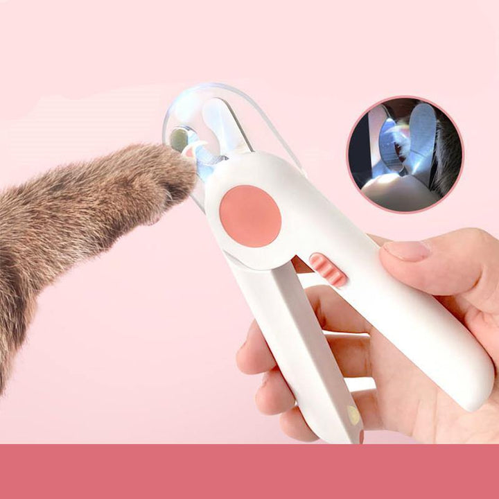 LED Light-Emitting Professional Pet Nail Clippers Dog Cat Cutter - MRSLM