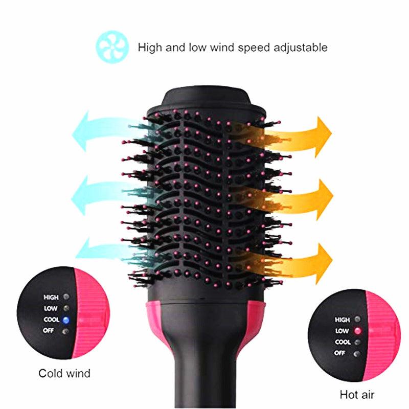 Multifunctional Negative Ion Hairbrush Comb Roll Straight Du - MRSLM