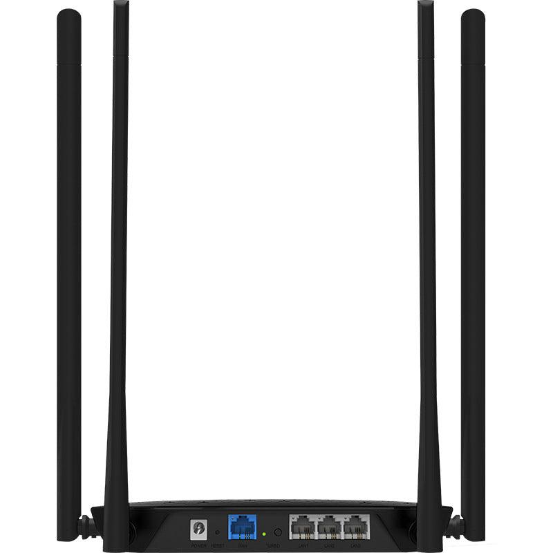 Four-antenna super wireless router (Black) - MRSLM