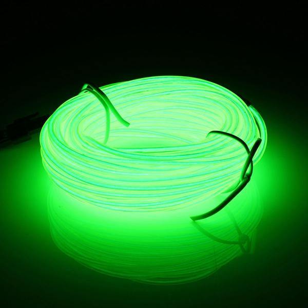 10M EL LED Flexible Soft Tube Wire Neon Glow Car Rope Strip Light Xmas Decor DC12V - MRSLM