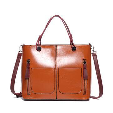 Women Top Handle Handbag Shoulder Bag Messenger Tote Bag - MRSLM