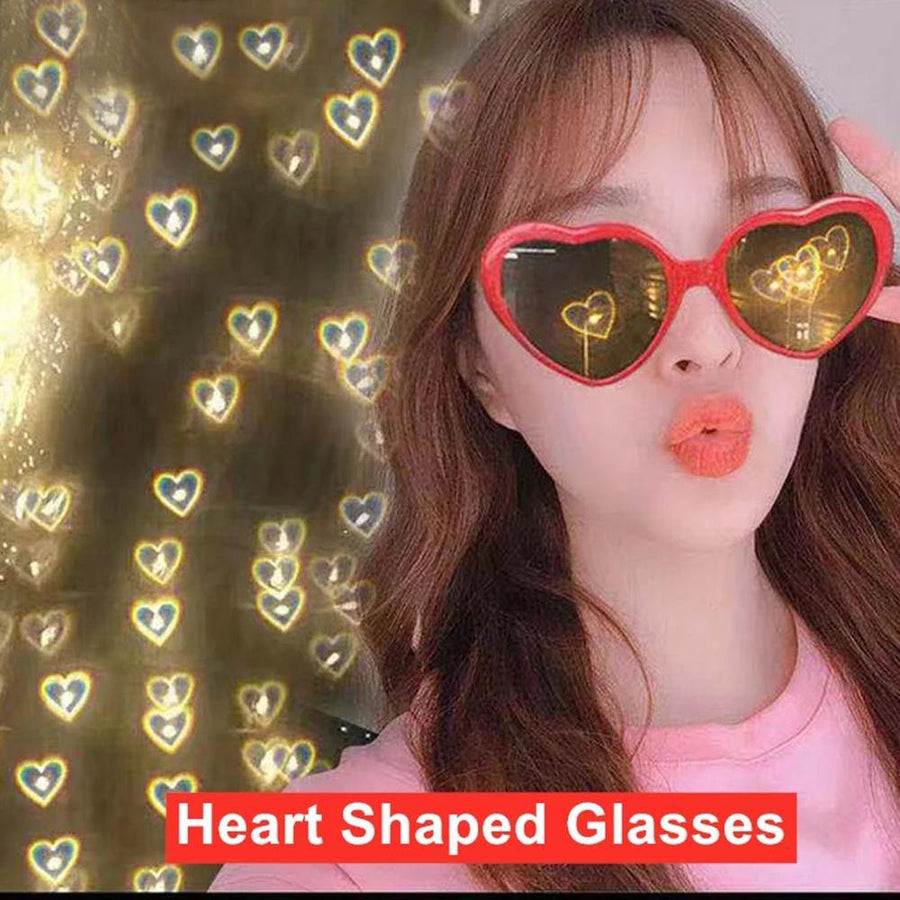 Heart-shaped Lights Become Love Special Effects Glasses Love Glasses Glasses Fashion Sunglasses - MRSLM