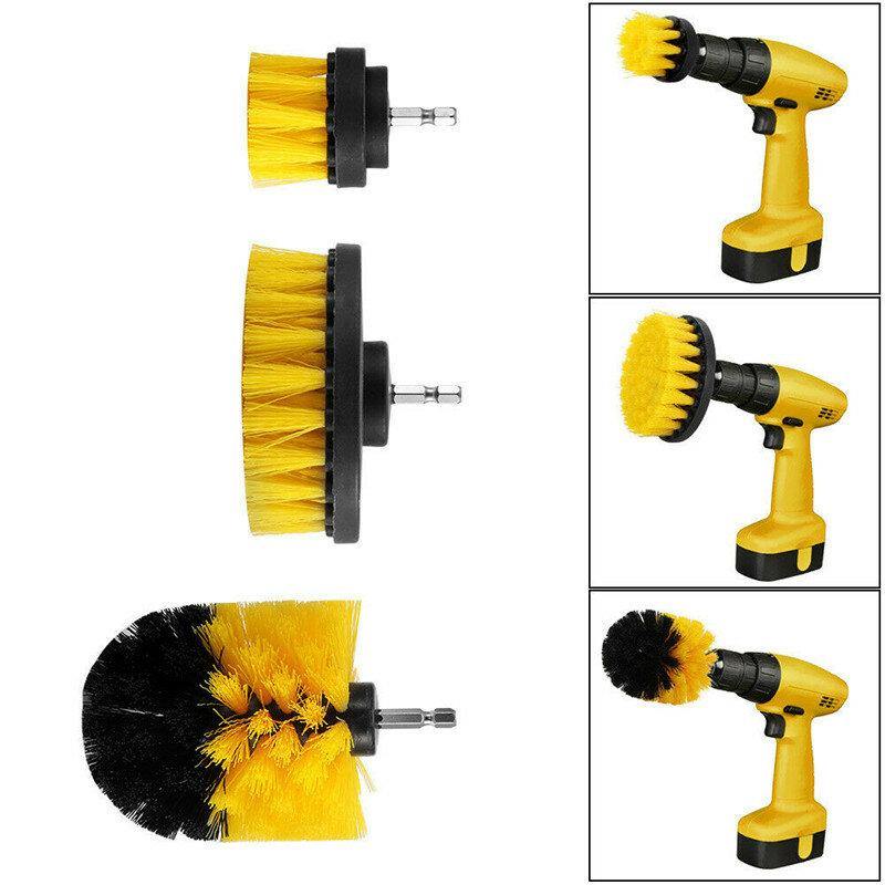 14pcs Drill Brush Tub Clean Electric Grout Power Scrubber Cleaning Tool Kit - MRSLM