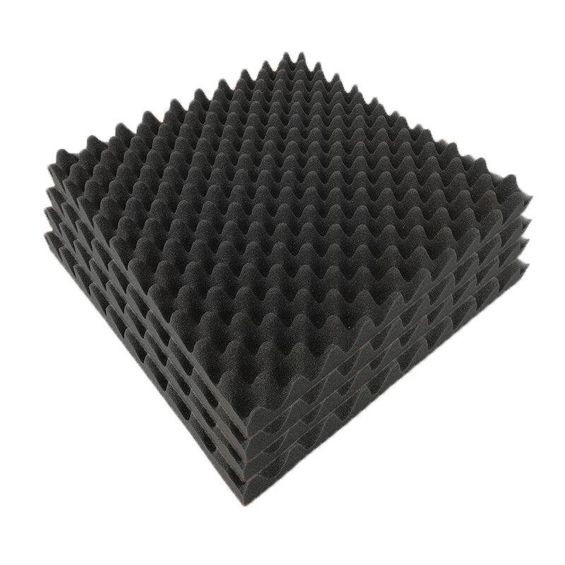 50x50x5cm Acoustic Wall Panels SoundProof Foam Pads Studio Treatments Tool - MRSLM
