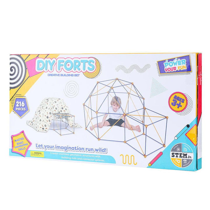 DIY Fort Tent Kids Children Indoor Outdoor Play House Play Tent Girls & Boys Tent House - MRSLM