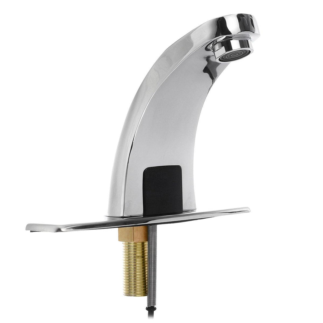 Sink Mixer Sensor Tap Chrome Brass Automatic Hands Free Infrared Basin Faucet - MRSLM