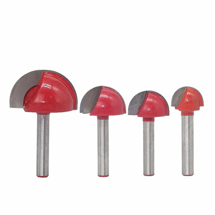6mm Shank Wood Cutter Solid Carbide Round Nose Bits Round Nose Cove Core Box Router Bit Woodworking Cutters CNC Tools - MRSLM