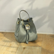 Simple drawstring shoulder bag, view 7 - MRSLM