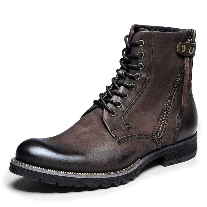 British style retro boots male Martin boots - MRSLM