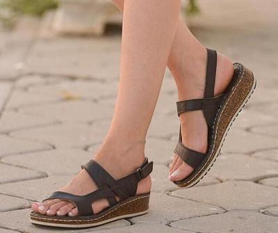 College Style Low Heel Casual Sandals - MRSLM