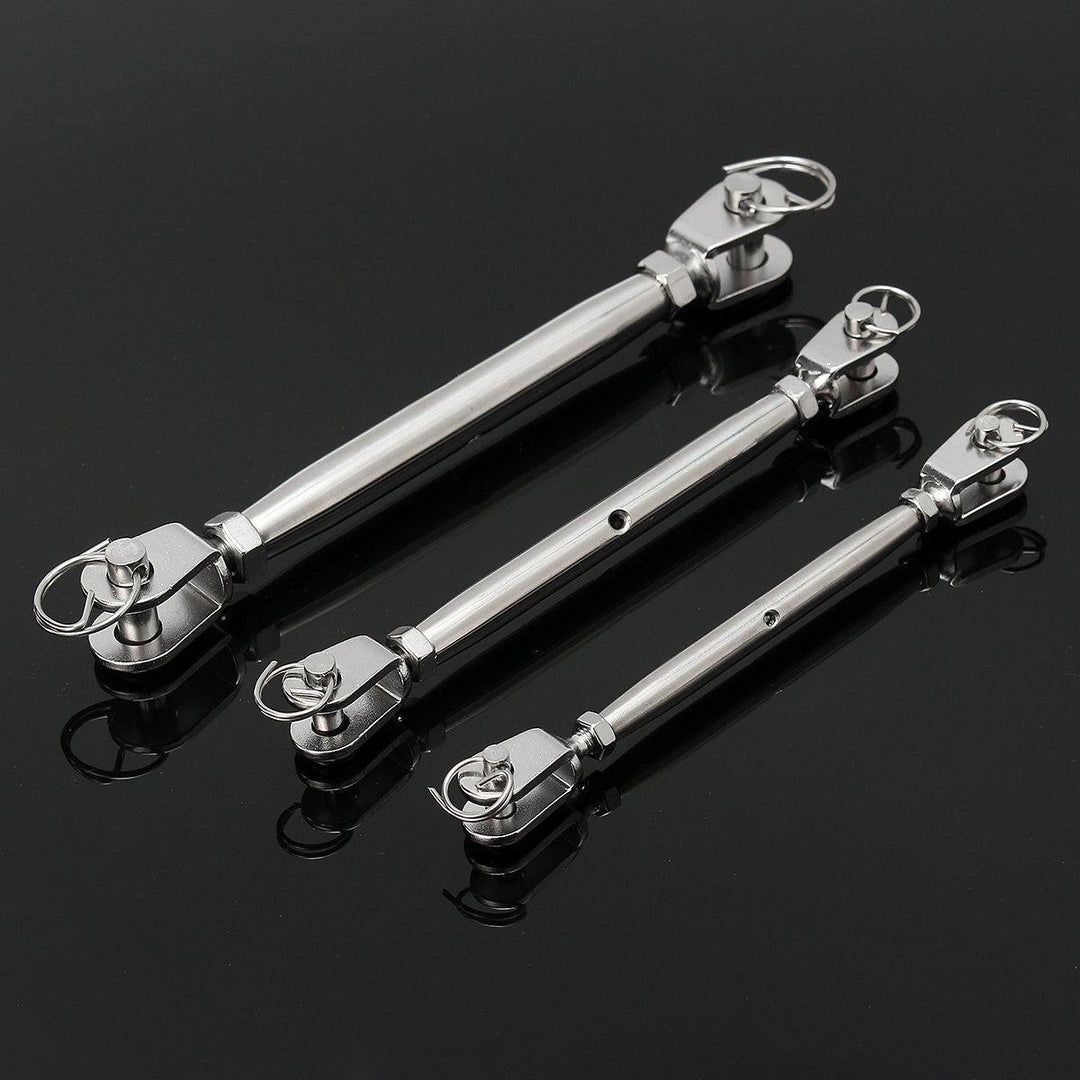 M5 M6 M8 Jaw & Jaw Turnbuckle 316 Stainless Steel Closed Body Rigging Screw for Marine Boat Yacht - MRSLM