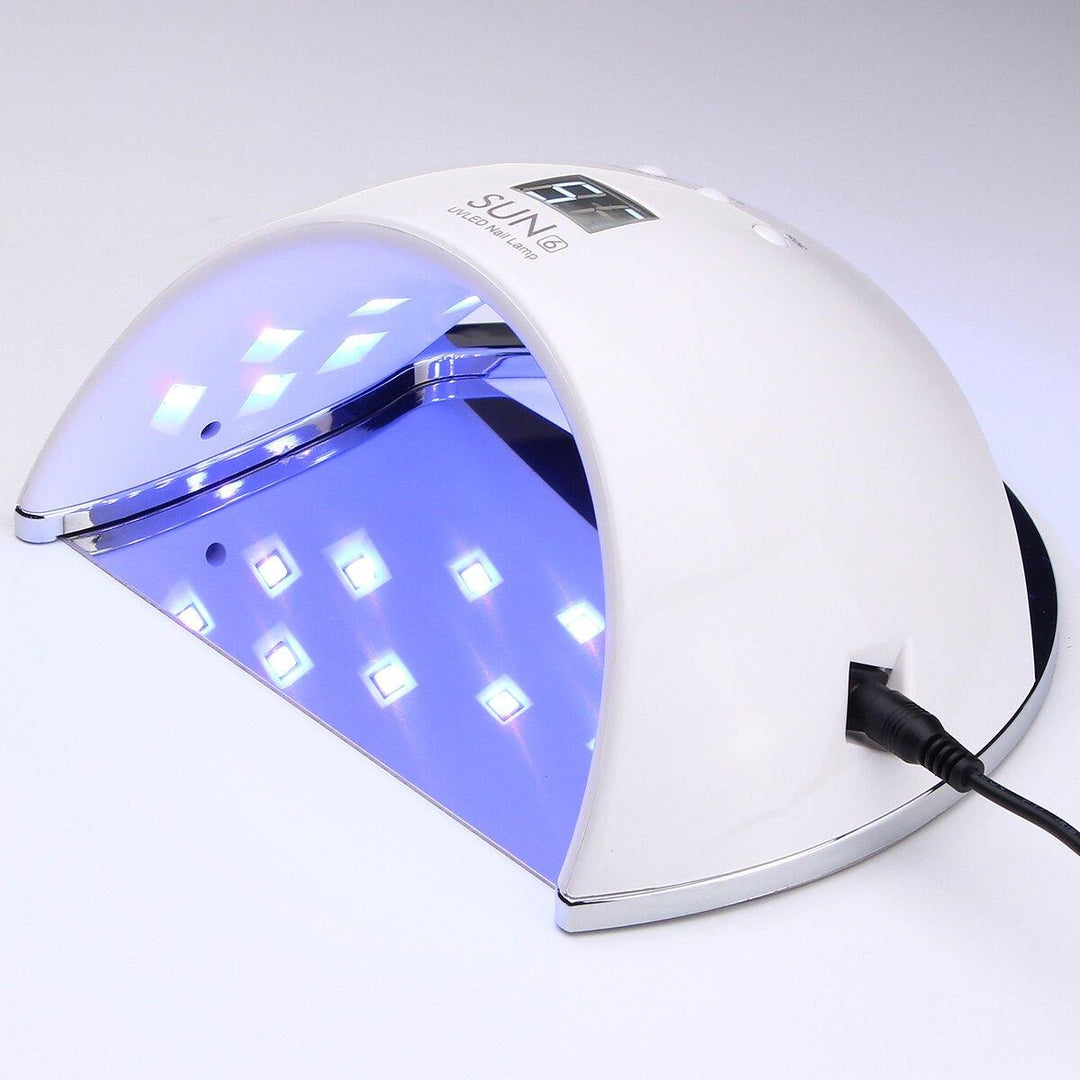 48W SUN6 LED UV Nail Lamp Light Gel Polish Cure Nail Dryer UV Lamp EU/US Plug - MRSLM