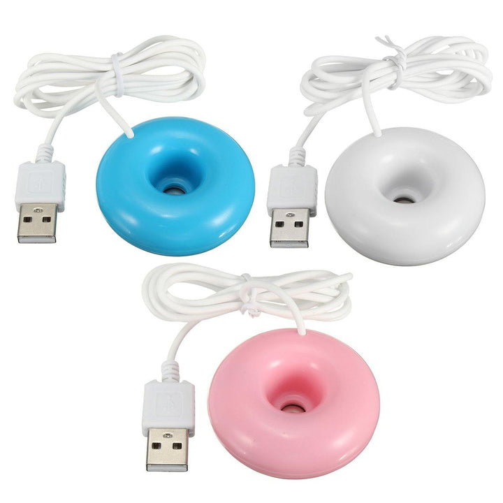 Mini Portable Donuts USB Air Humidifier Portable Air Purifier Aroma Diffuser for Home Humidification Atomizer - MRSLM