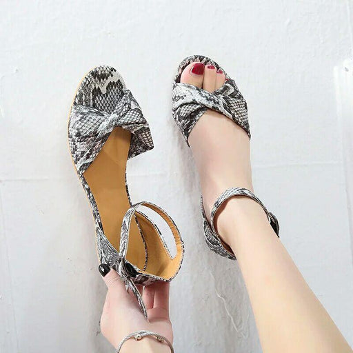 Women's buckle suede sandals, view 2 - MRSLM