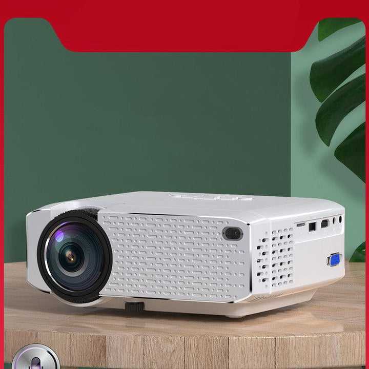 Mini portable home mini projector (White) - MRSLM