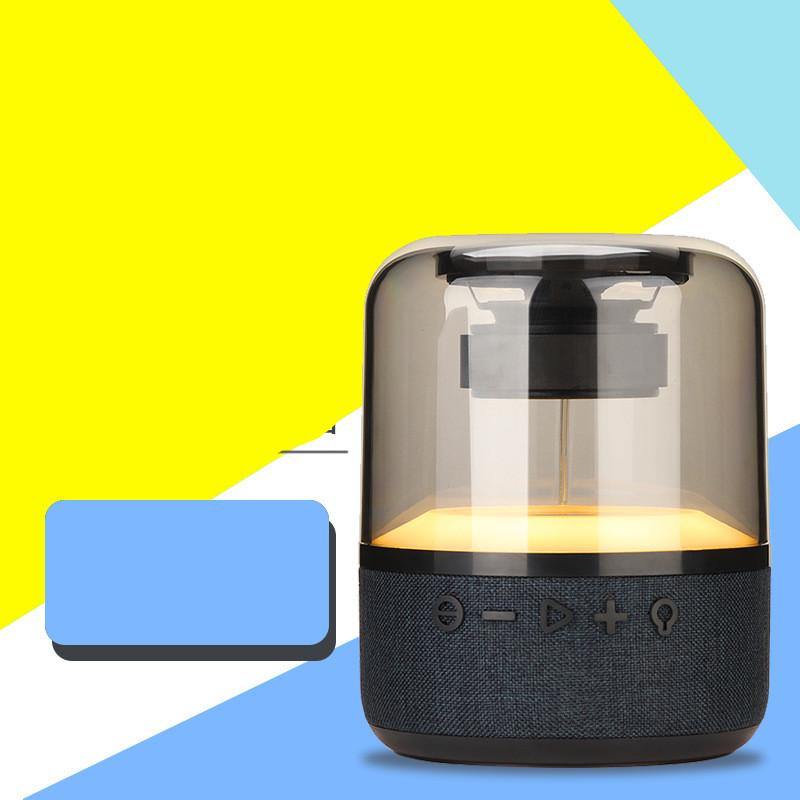 Four-Color Light Touch Wireless Bluetooth Speaker (Black USB) - MRSLM