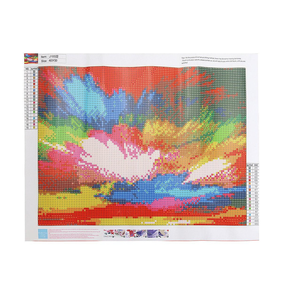 DIY 5D Diamond Painting Rainbow Colorful Clouds Art Craft Embroidery Stitch Kit Handmade Wall Decorations Gifts for Kids Adult - MRSLM