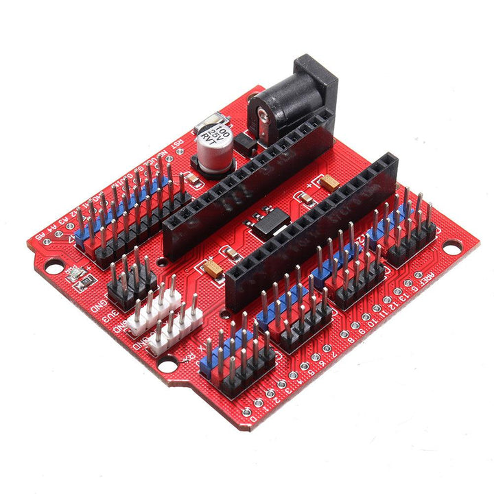 Multi-Function Funduino Nano Shield Nano Sensor Expansion Board Geekcreit for Arduino - products that work with official Arduino boards - MRSLM