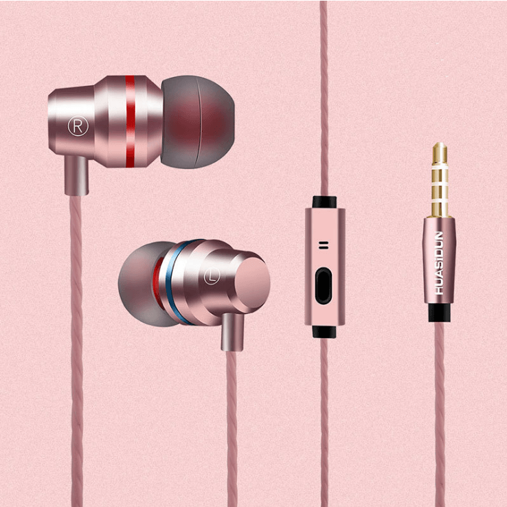 Hot metal headphones, smart ear, wheat phone headphones, G81 Tablet PC, universal earplugs - MRSLM