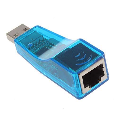 1.1USB network card RJ45 USB network card Notebook network card Desktop universal support VISAT (Blue) - MRSLM