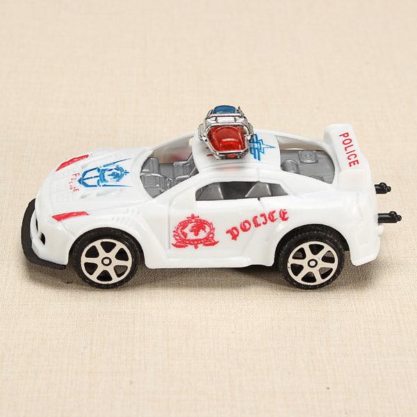 12xHZ Slide Racing Car Toys with Light Police Car Color Random - MRSLM