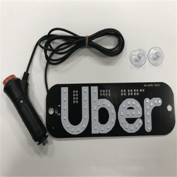Car LED Indicator Light With Cigarette Lighter Instrument Light Taxi Uber TAXI Empty Car - MRSLM