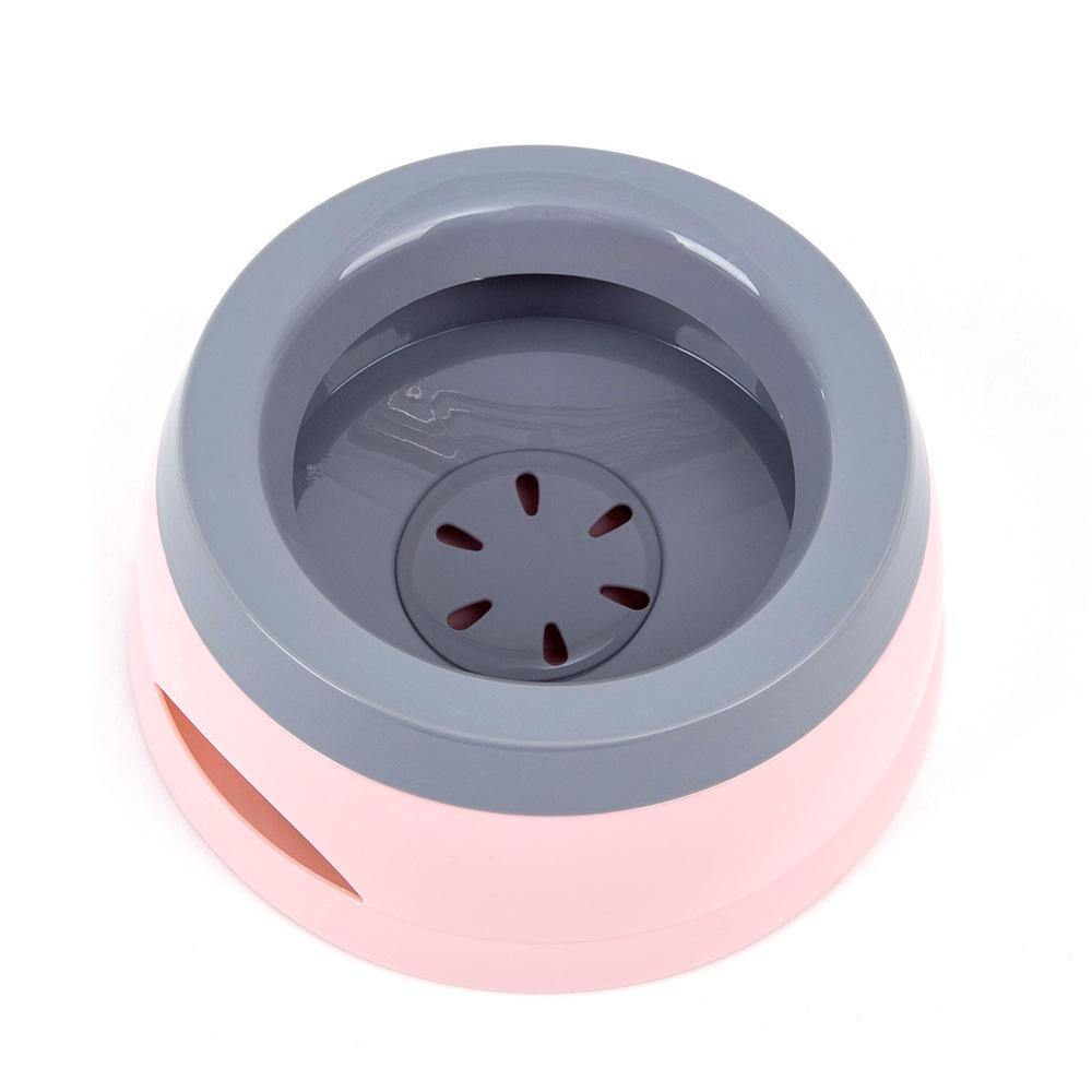 Pet Dog Bowls Floating Not Wetting Mouth Cat Bowl No Spill Drinking Water Feeder Plastic Portable Dog Bowl Support Dropshipping - MRSLM