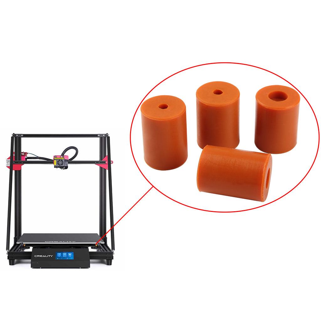 3 High 1 Short Coffee Silicone Hotbed Column with Solid Bed Mount for CR10 Max 3D Printer - MRSLM